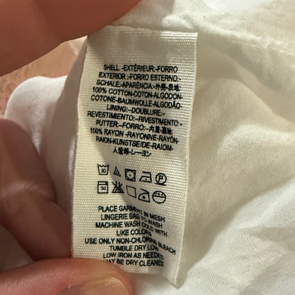 Free People Run With Me sleeveless dress in ivory combo, size L, EUC - Picture 8 of 8